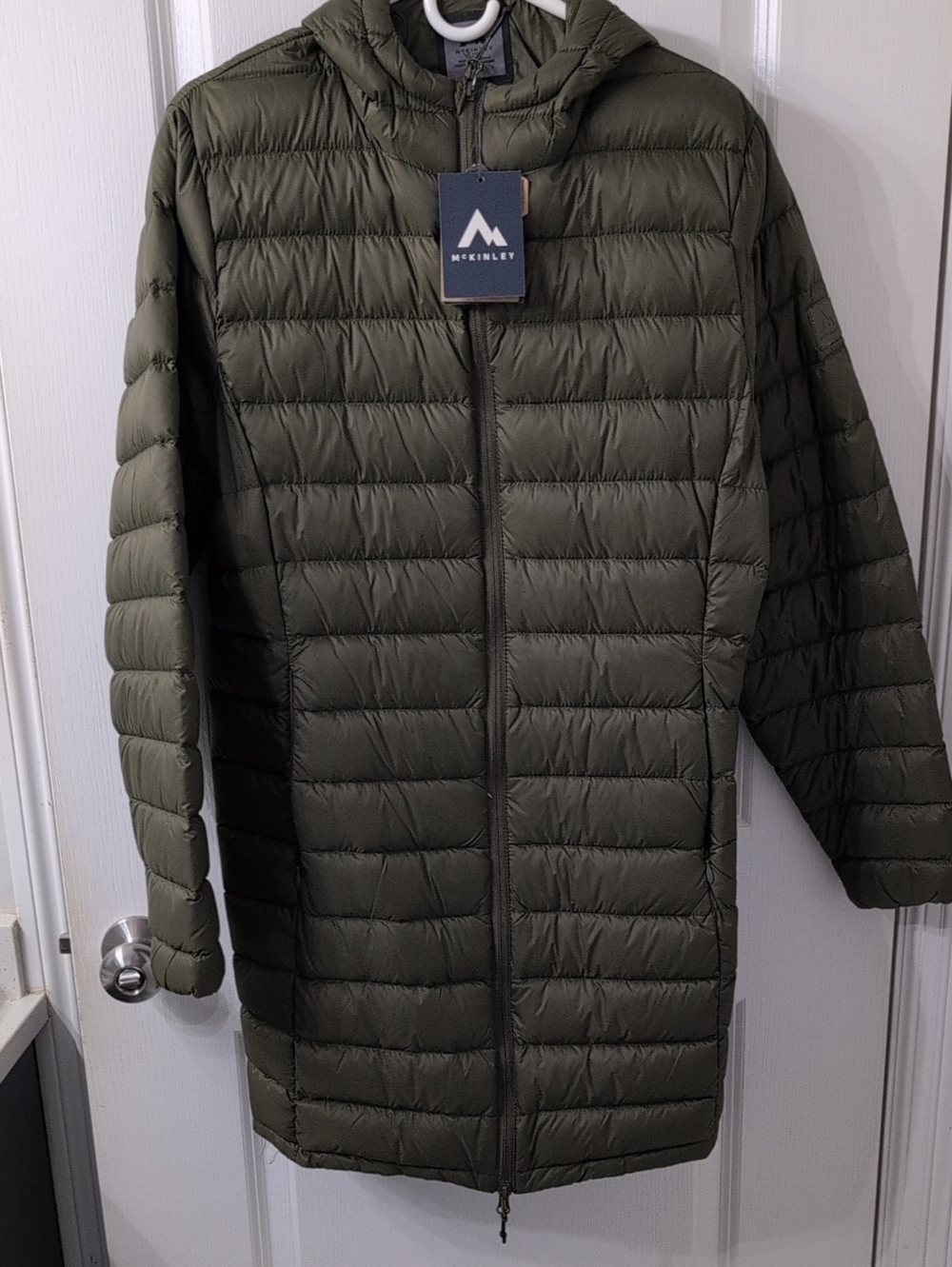 McKinley New With Tags Duck Down Lightweight Jacket Olive Green XL